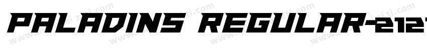 PALADINS REGULAR字体转换